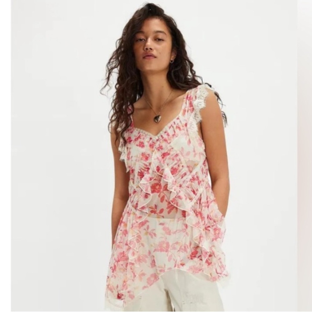 🔥🔥🆕FREE PEOPLE IVIE TUNIC/ IVORY COMBO - Picture 4 of 6